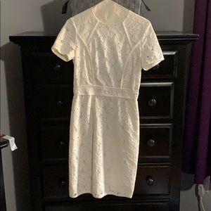 White floral Magaschoni dress